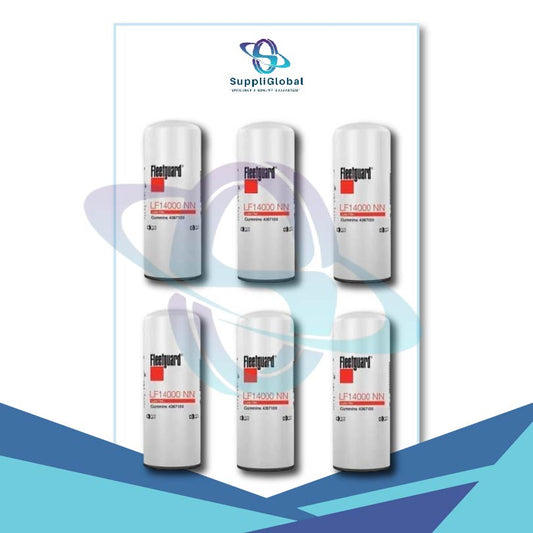 LF14000NN Genuine Cummins Filtration- Fleetguard, Lube Filter (Pack Of 6)