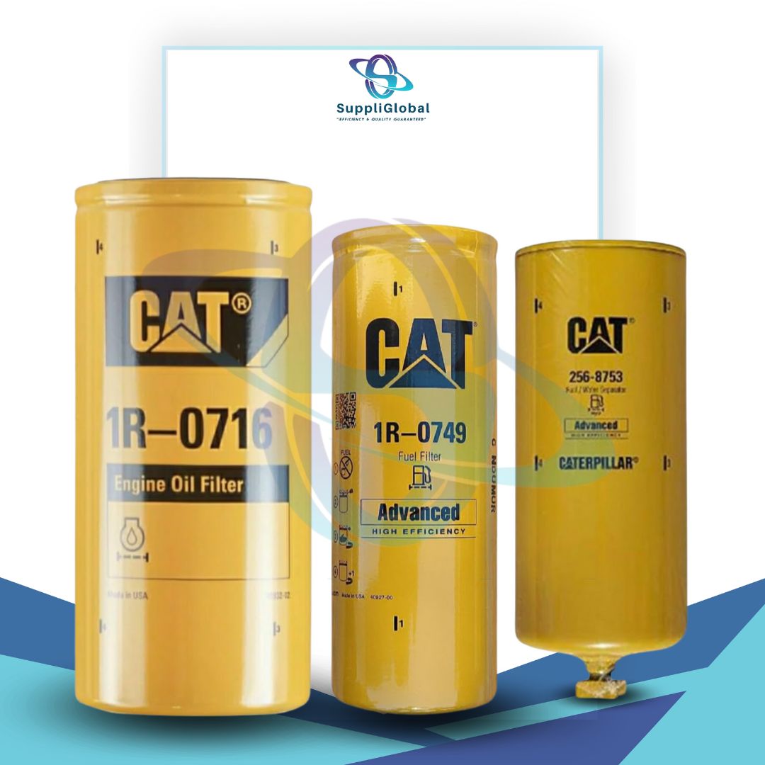 1R-0716 1R-0749 256-8753 Filter Kit Compatible with Caterpillar