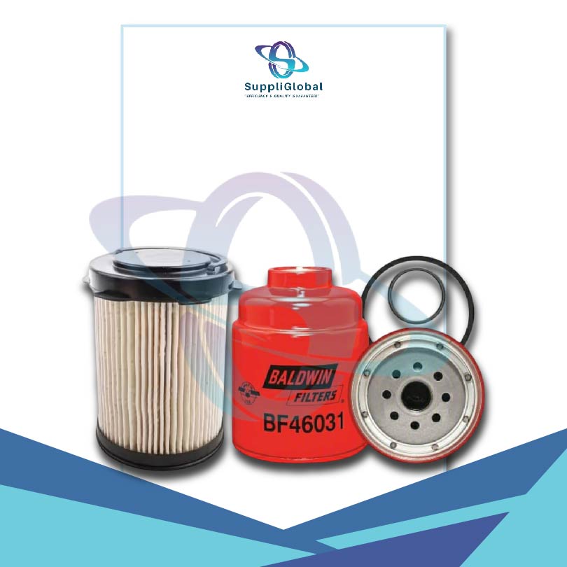 BF46031 & PF46108 Filter Kit fits Dodge Ram 6.7L Diesel fits Cummins Fuel Filter & Fuel/Water Seperator (2013-2018) Models 2500/3500/4500/5500