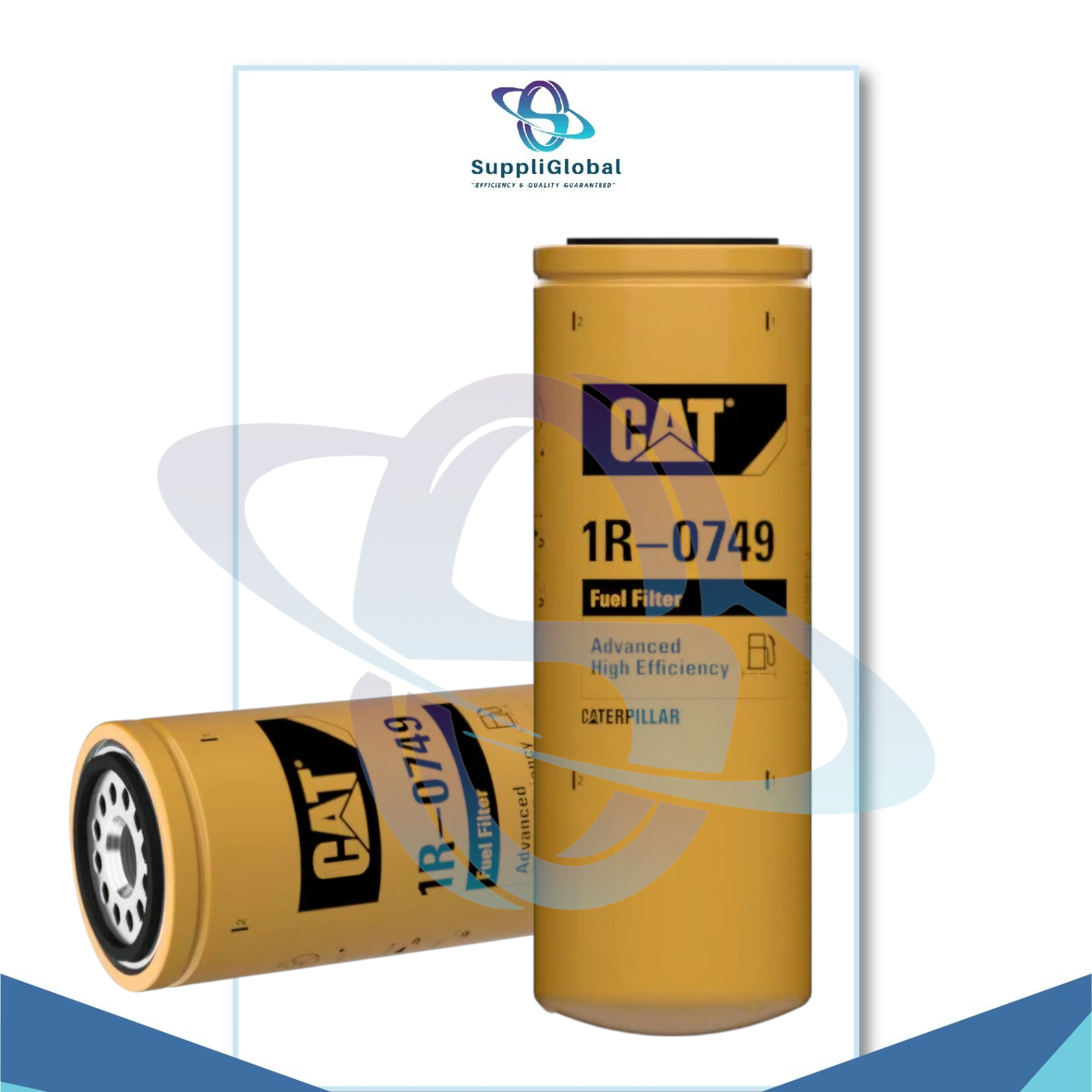 thumbnail image 2 of 2 Pack OEM Caterpillar 1R-0749 Fuel Filters – 1R0749 – Diesel – USA Stock – Includes Seals 2 of 5