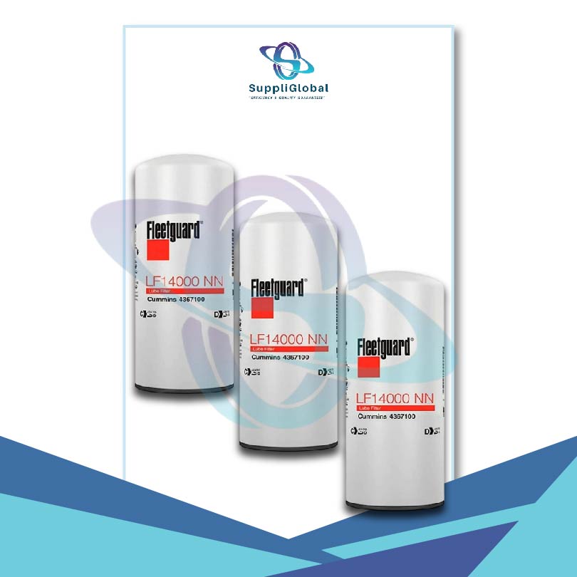 LF14000NN Fleetguard Lube Filter (Pack of 3), Replaces Fleetguard LF9080