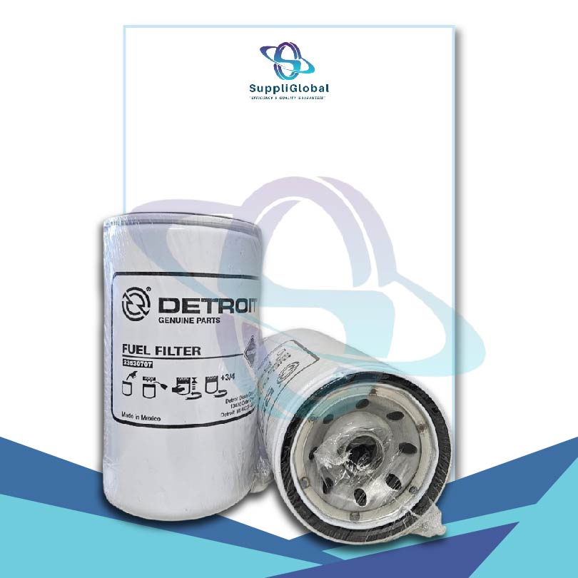 Detroit Series 60 Filter Kit with 2 spin-on Fuel Filters 23530573 x2, 23530706, 23530707 "Genuine Detroit Diesel"