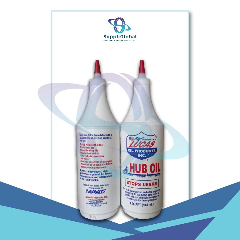 Lucas Hub Oil (1 Bottle, 2 Pounds, 946 Milliliters) - Prevent Corrosion, High-Performance and Heavy-Duty Machinery